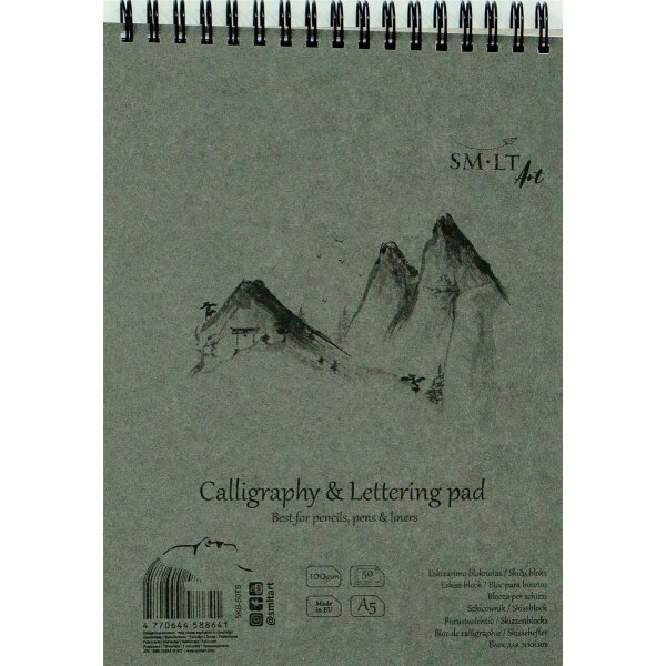 Spiralblock Authentic - Calligraphy & Lettering Papier,...