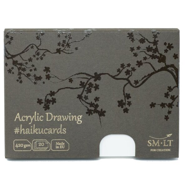 Acrylkarten 14x7x10,6 cm - #haikucards - 420g/m², 20 Stück