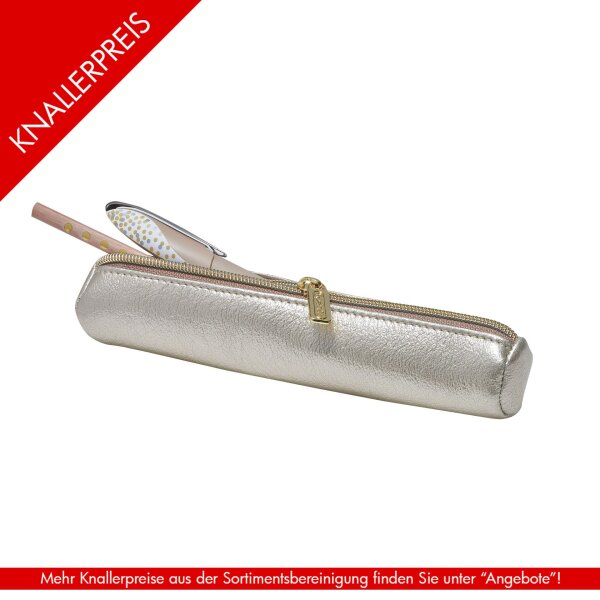 Faulenzer rund Mini Metallic gold