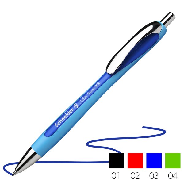 Ballpoint pen Slider Rave XB - all versions