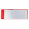 Heftschoner PLUS Transparent A5 - quer rot