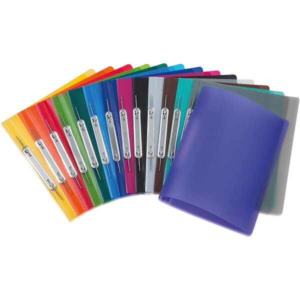 Spiralschnellhefter A4 PP transluzent - alle Farben