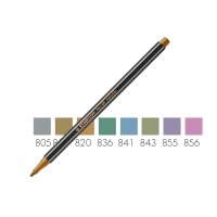 Stylo feutre Stylo 68 1,0mm métallique - toutes...