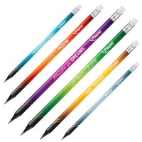 Bleistift BLACKPEPS ENERGY HB mit Radiertip - Schachtel