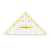 TZ-Dreieck 25 cm Griff lösbar, Facette, Tuschenoppen, Plexiglas