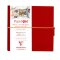 Skizzenheft PaintON,, Fadenbindung 19x19cm - 32 Blatt, 250g/qm weiß, Einband rot