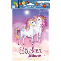 Stickeralbum A5 hoch - Einhorn best Friends