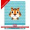 Spiralblock A4 Lineatur 27 Cute Animals Tiger 80 Blatt liniert