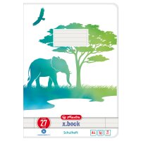 Heft A4/16 Blatt Lineatur 27 GREENline Elefant Blauer Engel