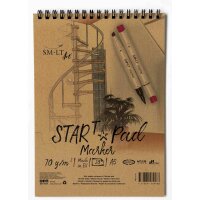 Spiralblock Marker START A5 - 20 Blatt, 75g/m²