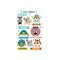 Sticker Cute Animals 3 Bogen selbstklebend FSC