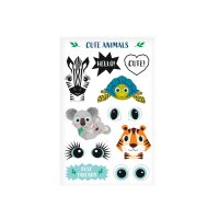 Sticker Cute Animals 1 Bogen selbstklebend FSC