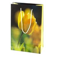 Geschenktüte A5 - Papier, gelbe Tulpe