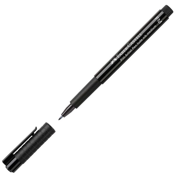 Tuschestift Pitt Artist Pen mittlere Pinselspitze M - schwarz