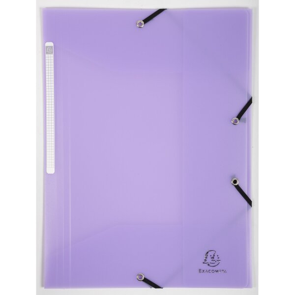 Sammelmappe A4 PP Chromaline Pastell, 3 Klappen - lila