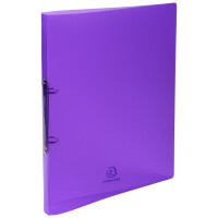 Ringbuch A4 2-Ring CRYSTAL PP 500µ, 15mm, Rücken 20mm - violett