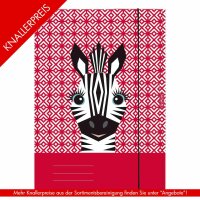 Sammelmappe A4 Cute Animals Zebra