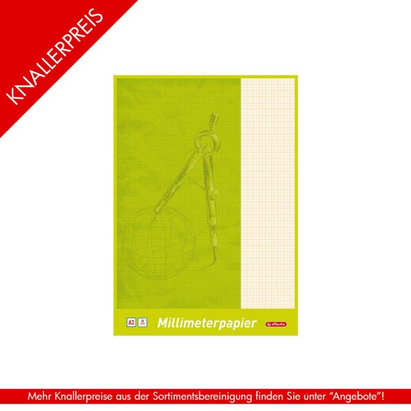 Millimeterblock A3 20 Blatt