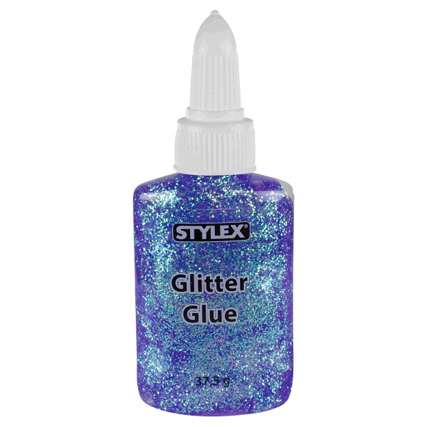 Glitter Glue, 37,5 g Flasche, 4 Farben