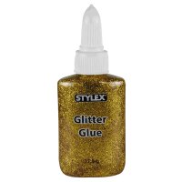 Glitter Glue, 37,5 g Flasche, 4 Farben