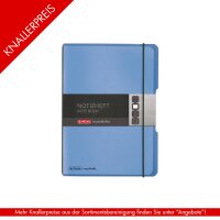 Notizheft flex PP A5,40 Blatt,kar. blau, my.book