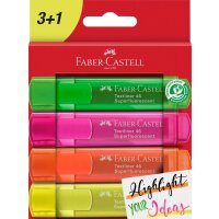 Textmarker TL 46 Superfluorescent - 4er Kartonetui