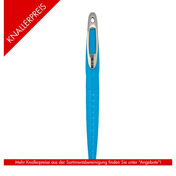 Füllhalter my.pen Feder M - blau/neon (lose Ware)