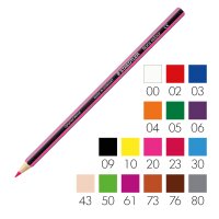 Buntstift Noris Colour 6-kant - 17 Einzelfarben