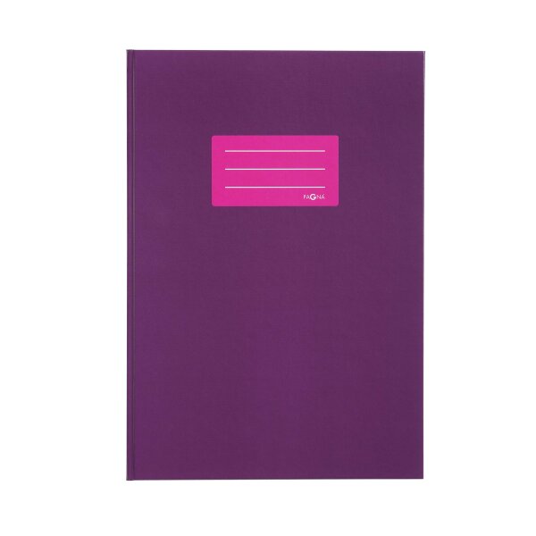 Notizbuch A4 Style up 192 Seiten - kariert lila