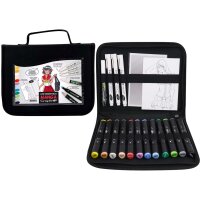 Layoutmarker GRAPHIT 12er Wallet - Manga 12 Stifte plus...