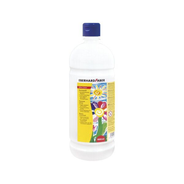 Deckweiß EFA Color 1000 ml Flasche