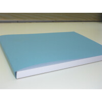 Blauer Skizzenblock 190g/qm, 50 Blatt - alle Formate