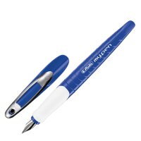 Füllhalter my.pen Feder M - blau/weiß