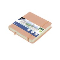 Skizzenbuch 12 x 12 cm - 160 Seiten, 140 g/qm, Hardcover,...