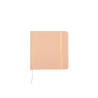 Skizzenbuch 12 x 12 cm - 160 Seiten, 140 g/qm, Hardcover, Gummiband - pink