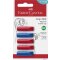 Radierer GRIP Eraser Cap Polybeutel - rot / blau