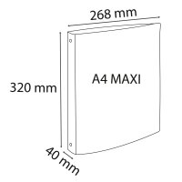 Ringbuch A4 Chroma 2R 30mm - 5 Farben