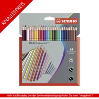 STABILO aquacolor 24pcs cardboard wallet