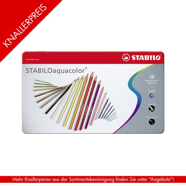 STABILO aquacolor metall etui 36 pcss