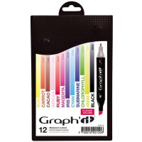 Layoutmarker GRAPHIT 12er Set - Classic