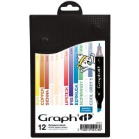 Layoutmarker GRAPHIT 12er Set - Manga