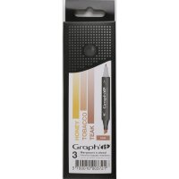 Layoutmarker GRAPHIT 3er Set - Haare