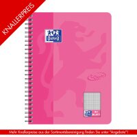 Oxford Touch Collegeblock B5 kariert rosa, 80 Blatt ,...