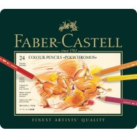 Faber-Castell 110024 Artists Coloring Pencil, 24...