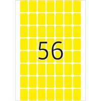 Vielzweck-Etikett 12x18 mm - gelb