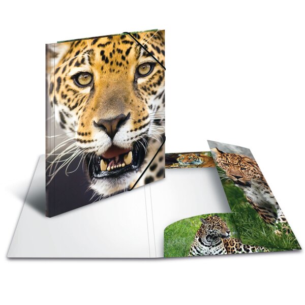 Sammelmappe A4 PP Lieblingstiere - Leopard