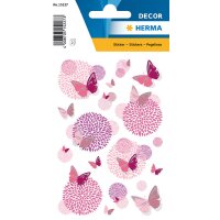 Schmuck-Etikett DECOR - Schmetterlingsblume,...