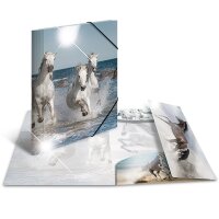 Sammelmappe A4 PP Glossy Tiere - Pferde