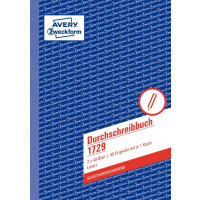 Formularbuch 1729 Durchschreibebuch A5 - SD,  2 x 40 Blatt