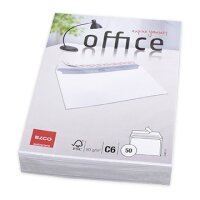 ELCO Office CelloZip mit 50 Kuverts, HK,  C6 - weiss